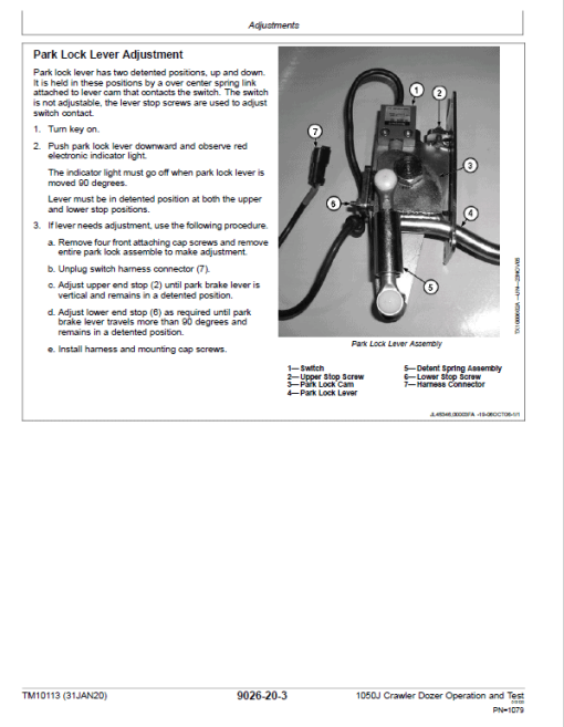 John Deere 1050J Crawler Dozer Repair Technical Manual - Image 3