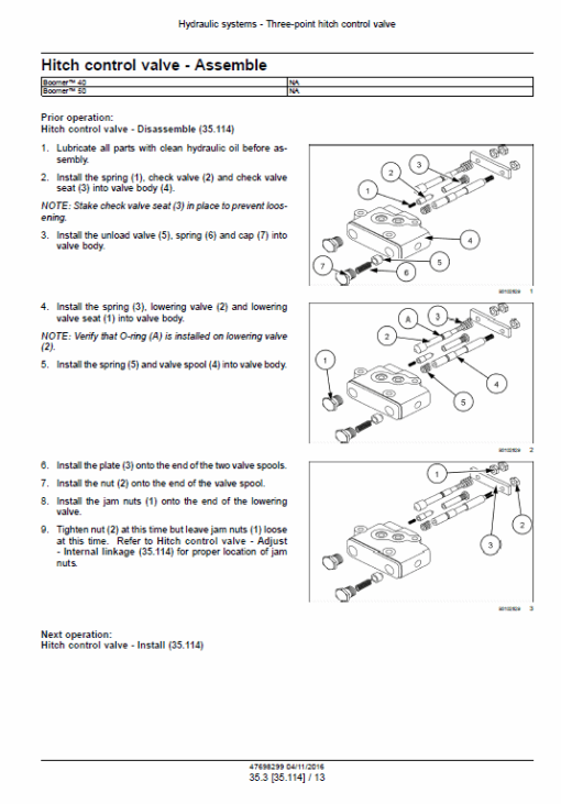 New Holland Boomer 40 and Boomer 50 Tractor Service Manual - Image 2