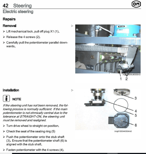 OM Pimespo XOP2, XOP3,  XOP2ac and XOP3ac Ordre Picker Workshop Repair Manual - Image 3