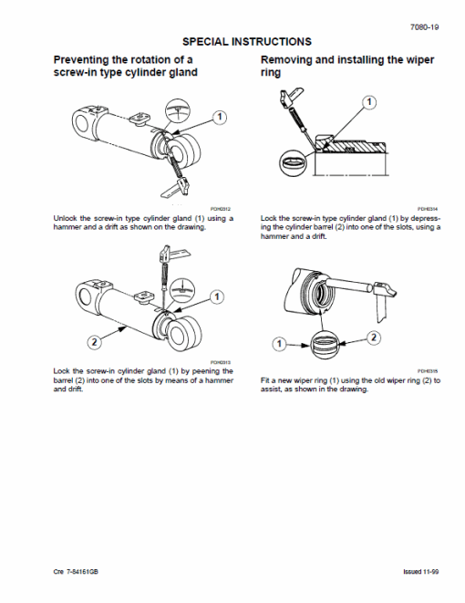 Case 788, 988 Plus Excavator Service Manual - Image 2