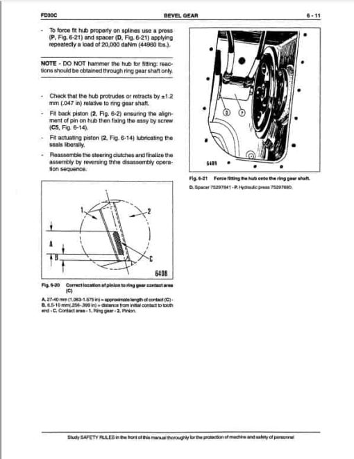 Fiatallis FD30C Crawler Dozer Repair Service Manual - Image 5