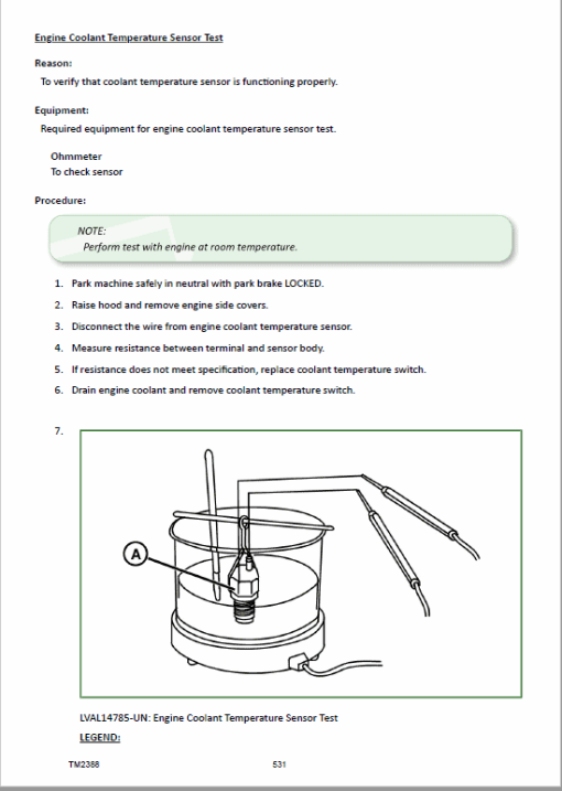 John Deere 2320 Compact Utility Tractor Repair Technical Manual - Image 5