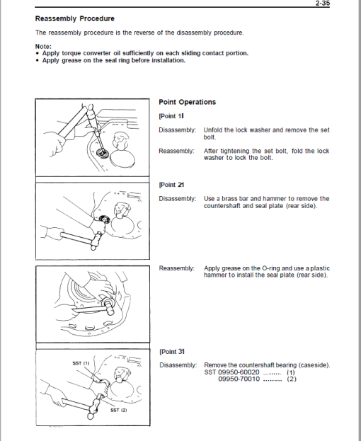 Toyota 6FDU33, 6FDU35, 6FDU40, 6FDU45, 6FDAU50 Forklift Repair Manual - Image 5