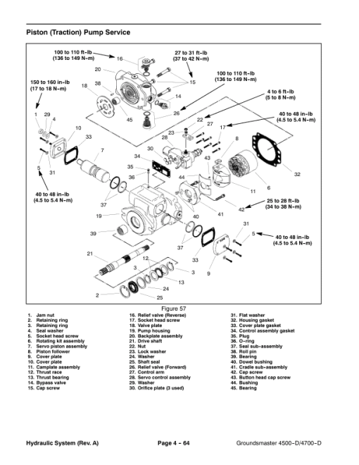 Toro Groundsmaster 4500-D, 4700-D (Model 30856, 30868) Service Repair Manual - Image 5