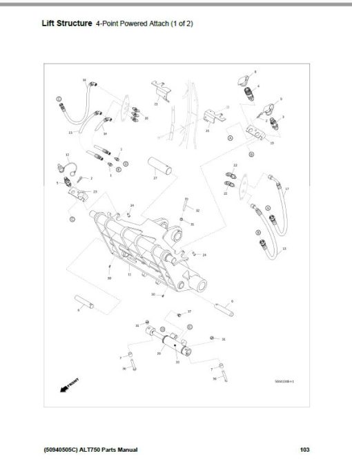 Gehl AL T750 Articulated Loader Repair Service Manual - Image 5