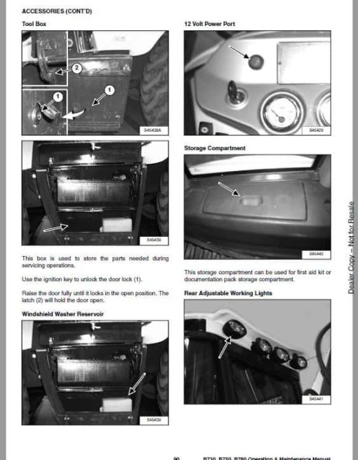 Bobcat B730, B750, B780 Loader Service Repair Manual - Image 5