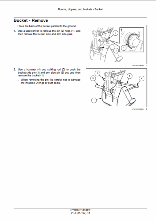 Case CX130C Crawler Excavator Service Manual - Image 5