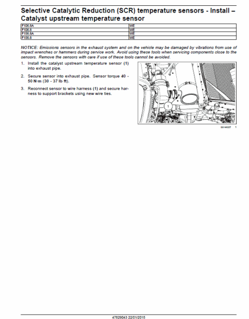 New Holland F106.8, F106.8A, F156.8, F156.8A Motor Grader Manual - Image 5