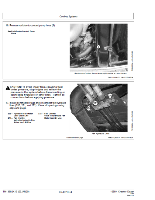 John Deere 1050K Crawler Dozer Technical Manual (SN. from C268234 - C318801) - Image 4