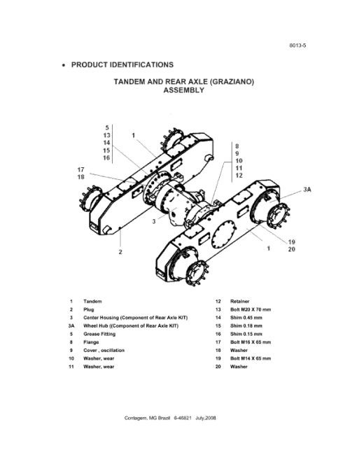 New Holland G170VP AWD, G200VP AWB Motor Grader Repair Manual - Image 5