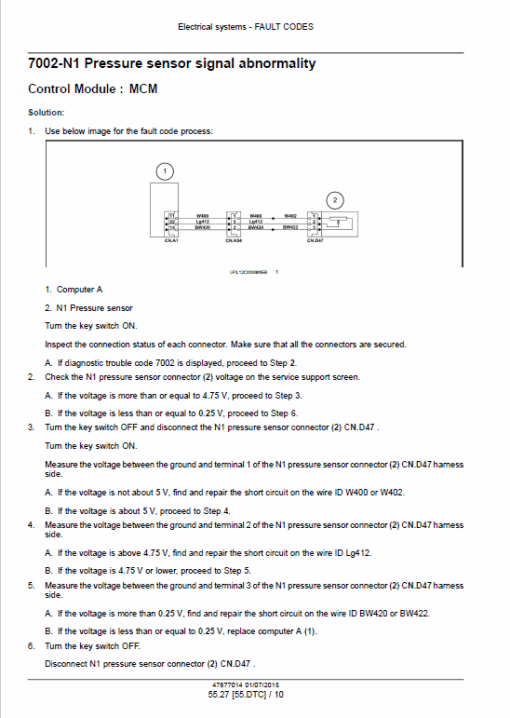 Case CX260C Excavator Service Manual - Image 5