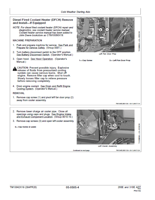 John Deere 260E and 310E Articulated Dump Truck Technical Manual (SN. from F677827) - Image 5