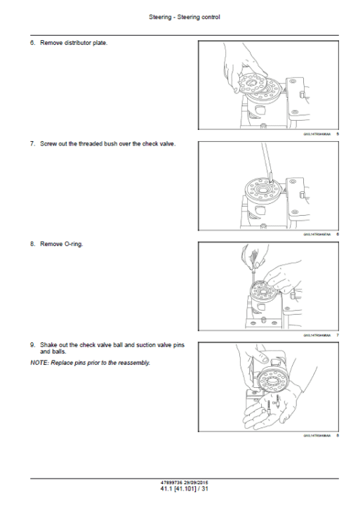 New Holland TT35, TT40, TT45 Tractor Service Manual - Image 5