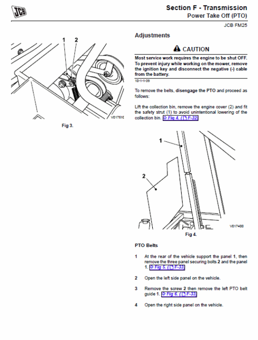 JCB FM25 Mower Service Manual - Image 5