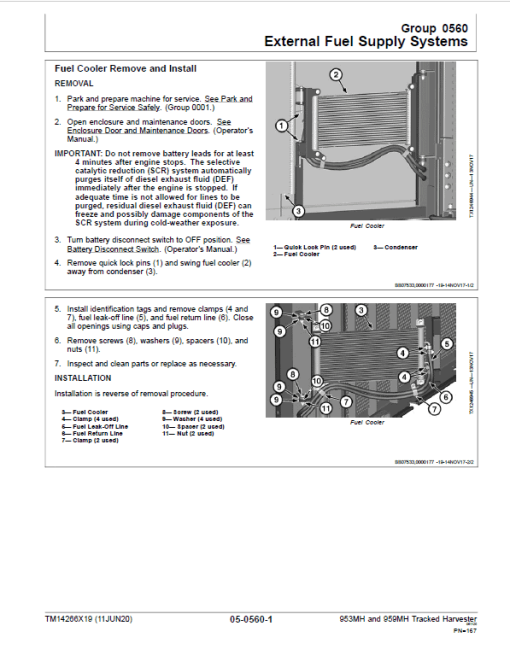 John Deere 953MH, 959MH Tracked Harvester Repair Manual (S.N F317982 - & L317982 - ) - Image 5