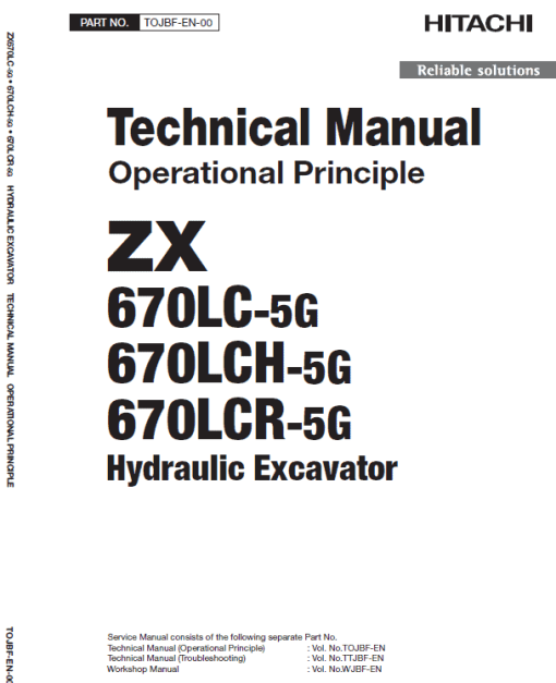 Hitachi ZX670LC-5G, ZX670LCR-5G and ZX670LCH-5G Excavator Service Repair Manual - Image 4