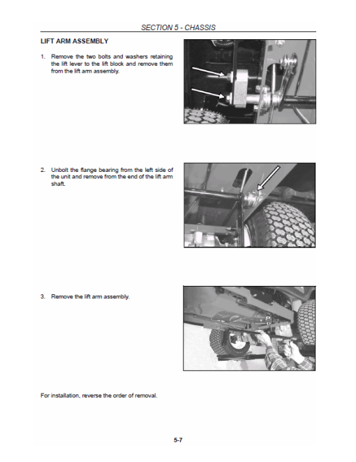 New Holland MZ14H, MZ16H, MZ18H Mower Tractor Service Manual - Image 5