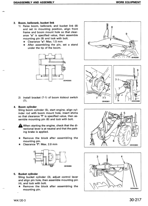 Komatsu WA120-3, WA120-3CS Wheel Loader Service Manual - Image 5