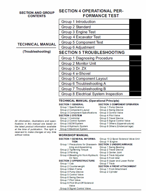 Hitachi ZX110-3, ZX120-3, ZX135US-3 Excavator Service Repair Manual - Image 4