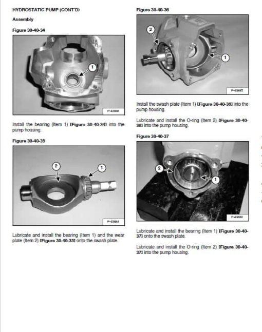 Bobcat MT100 Mini Track Loader Service Repair Manual - Image 5