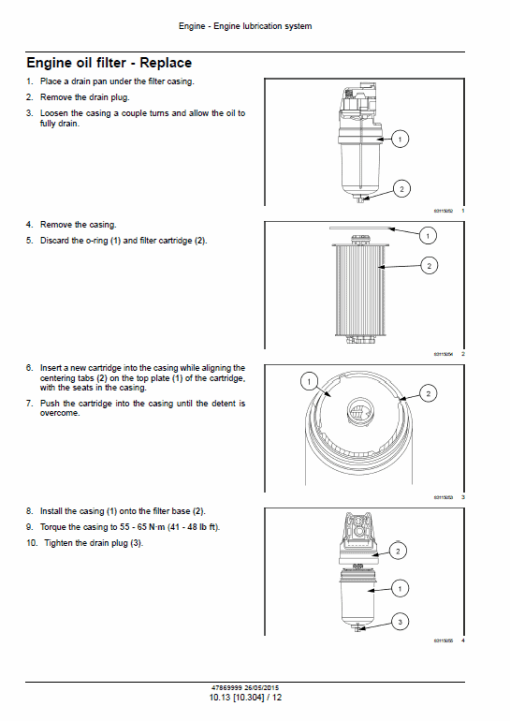 Cursor 13 Two Stage Turbocharger Tier 4B and Stage IV Engine Service Manual - Image 5