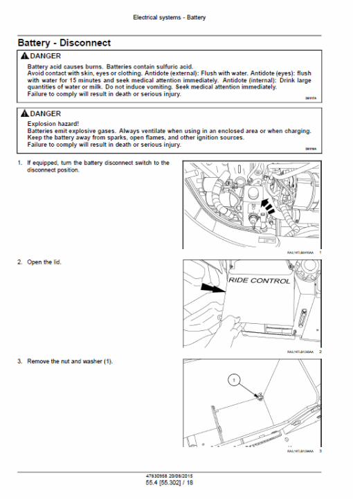 Case 580N, 580SN WT, 580SN, 590SN Backhoe Loader Service Manual - Image 5