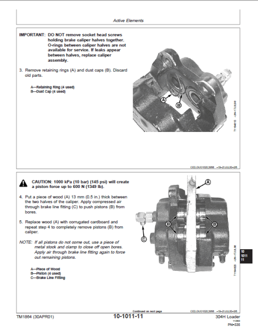 John Deere 304H Loader Repair Technical Manual - Image 5