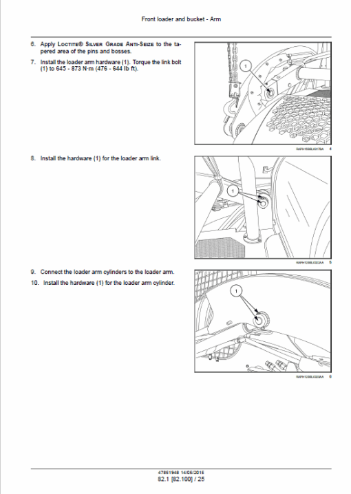 Case TR270, TR310, TV370 Track Loader Service Manual (Tier 4B) - Image 6