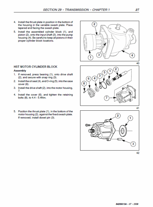 New Holland T1560, T1570 Tractors Service Manual - Image 5