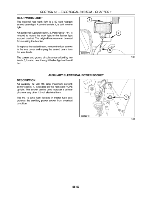 New Holland T2210, T2220 Tractor Service Manual - Image 5