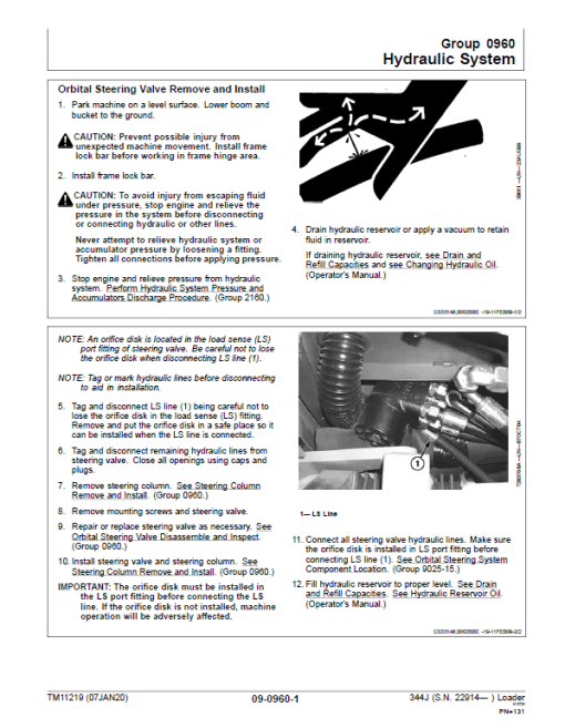 John Deere 344J Loader Repair Technical Manual (SN. after 22914) - Image 5