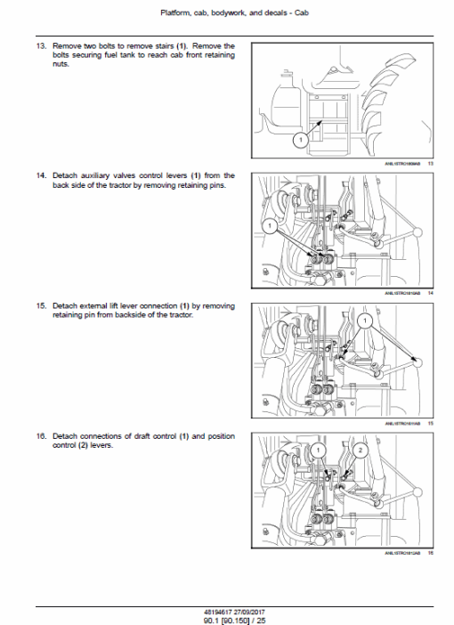 New Holland TD5.85, TD5.95, TD5.105, TD5.115 Tractor Service Manual - Image 5