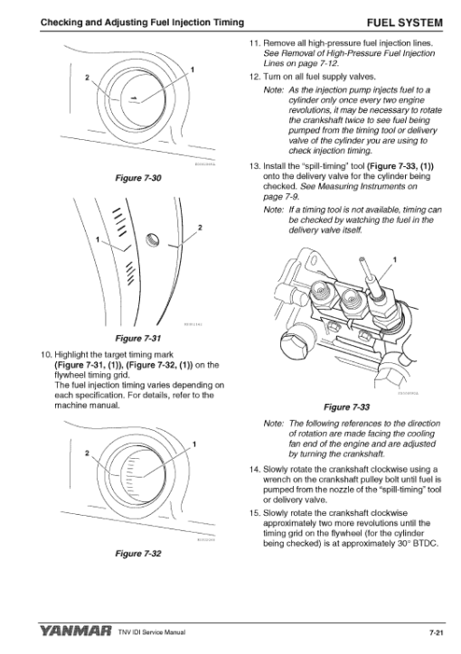 Yanmar 3TNM74F, 3TNV74F, 3TNV80F Engines Repair Service Manual - Image 5