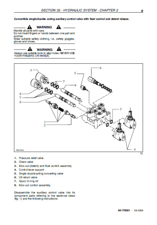 New Holland TD5010, TD5020 Tractor Service Manual - Image 5