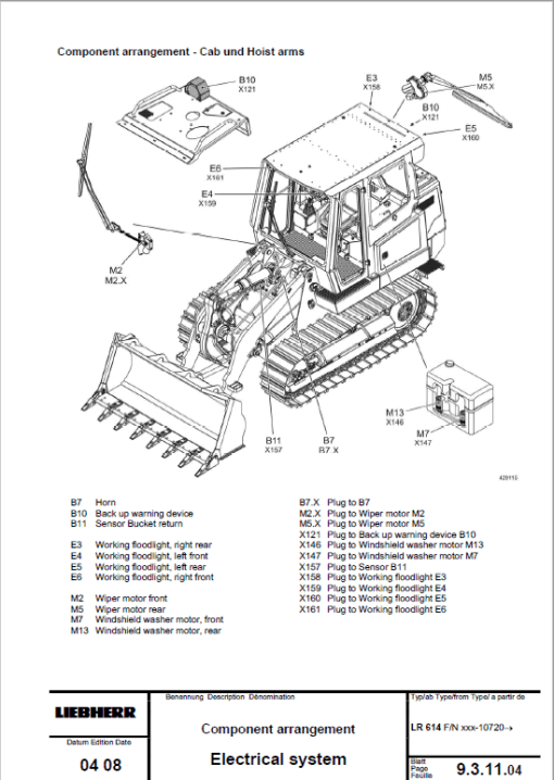 Liebherr LR 614 Crawler Dozer Repair Service Manual - Image 5