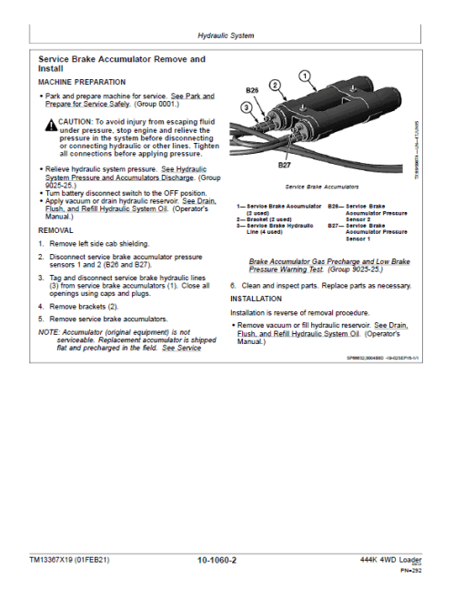 John Deere 444K 4WD Loader Technical Manual (SN. After F670308) - Image 5