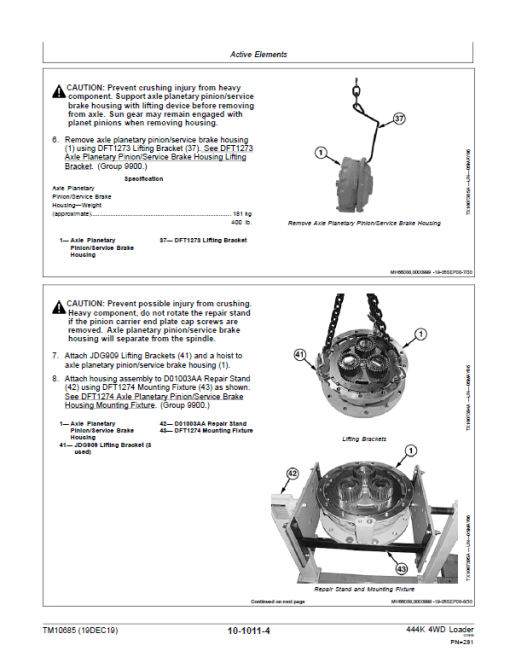 John Deere 444K 4WD Loader Engine 4045HDW54 (T3) Technical Manual (SN. before 642100) - Image 4