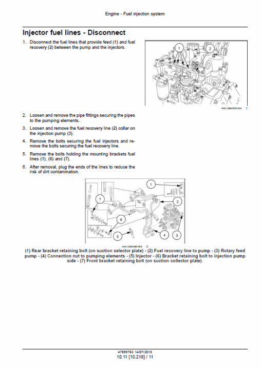 NEF Four Cylinder Mechanical Tier 2 and Stage II Engine Manual - Image 5