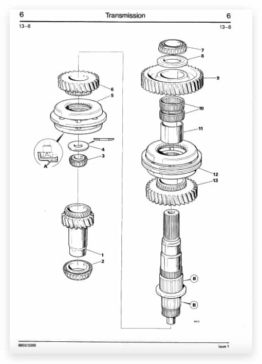 JCB 520HL/M, 525HL/B, 530HL/B and 540B/BM Loadall Service Manual - Image 5