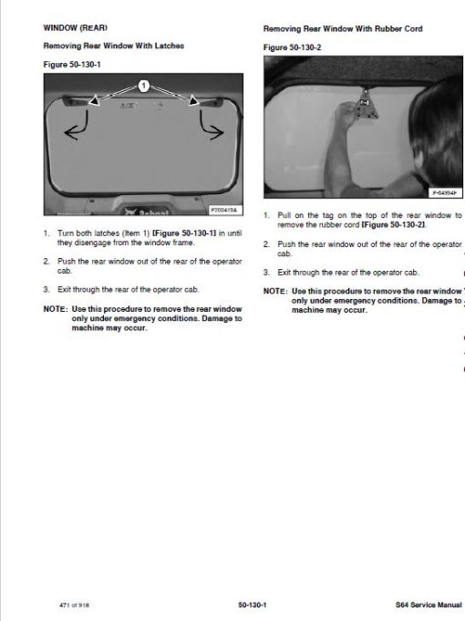 Bobcat S64 Skid-Steer Loader Service Repair Manual - Image 5