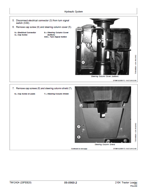 John Deere 210K Tractor Loader Repair Technical Manual (S.N after E891000 -) - Image 5