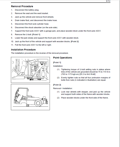 Toyota 2TE15, 2TE18 Electric Tow Tractor Service Repair Manual - Image 5