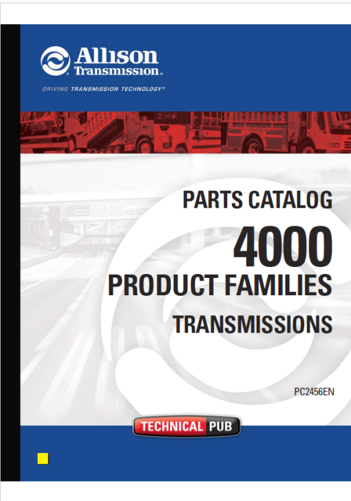 Allison 3000 and 4000 Series Transmission Parts & Repair Manual - Image 2