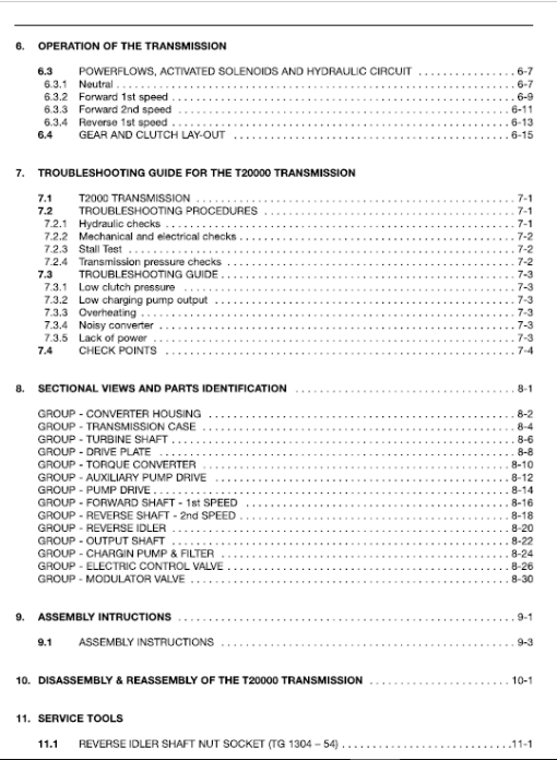 OM Pimespo T20000 Powershift Transmission 2 Speed Short Drop Workshop Manual - Image 3