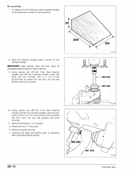 Challenger MT425, MT445, MT455, MT465 Tractor Service Manual - Image 5