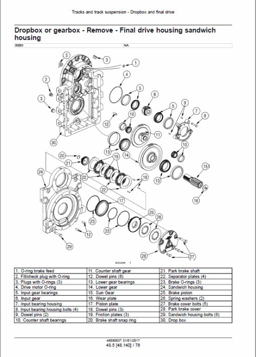 Case 850M Crawler Dozer Service Manual - Image 5