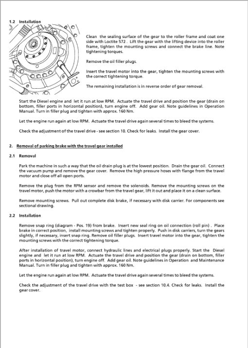 Liebherr LR 622, LR 632 Crawler Dozer Repair Service Manual - Image 5