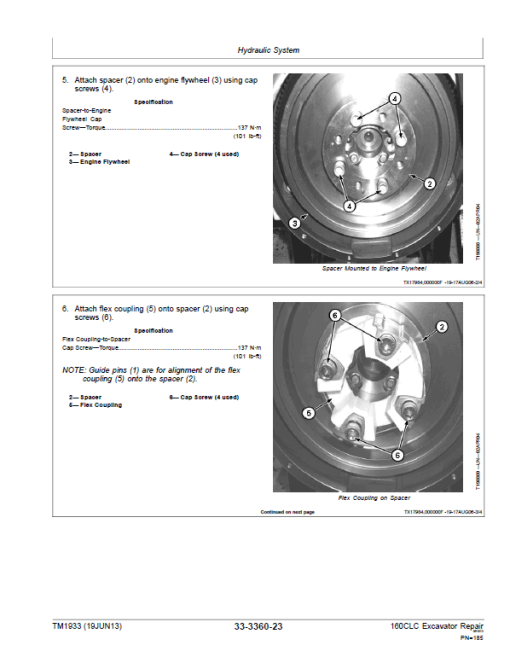 John Deere 160CLC Excavator Repair Technical Manual - Image 5