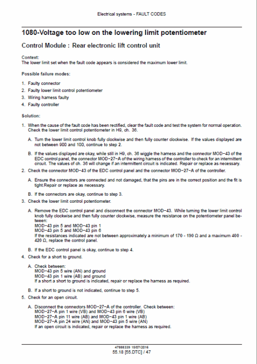 New Holland T4030F, T4040F, T4050F, T4060F Tractor Service Manual - Image 5