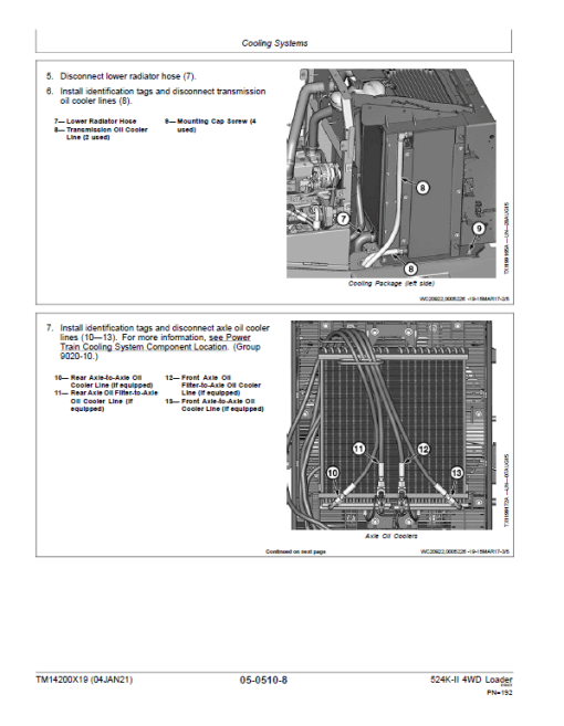 John Deere 524K-II 4WD Loader Technical Manual (SN. from D001001) - Image 5